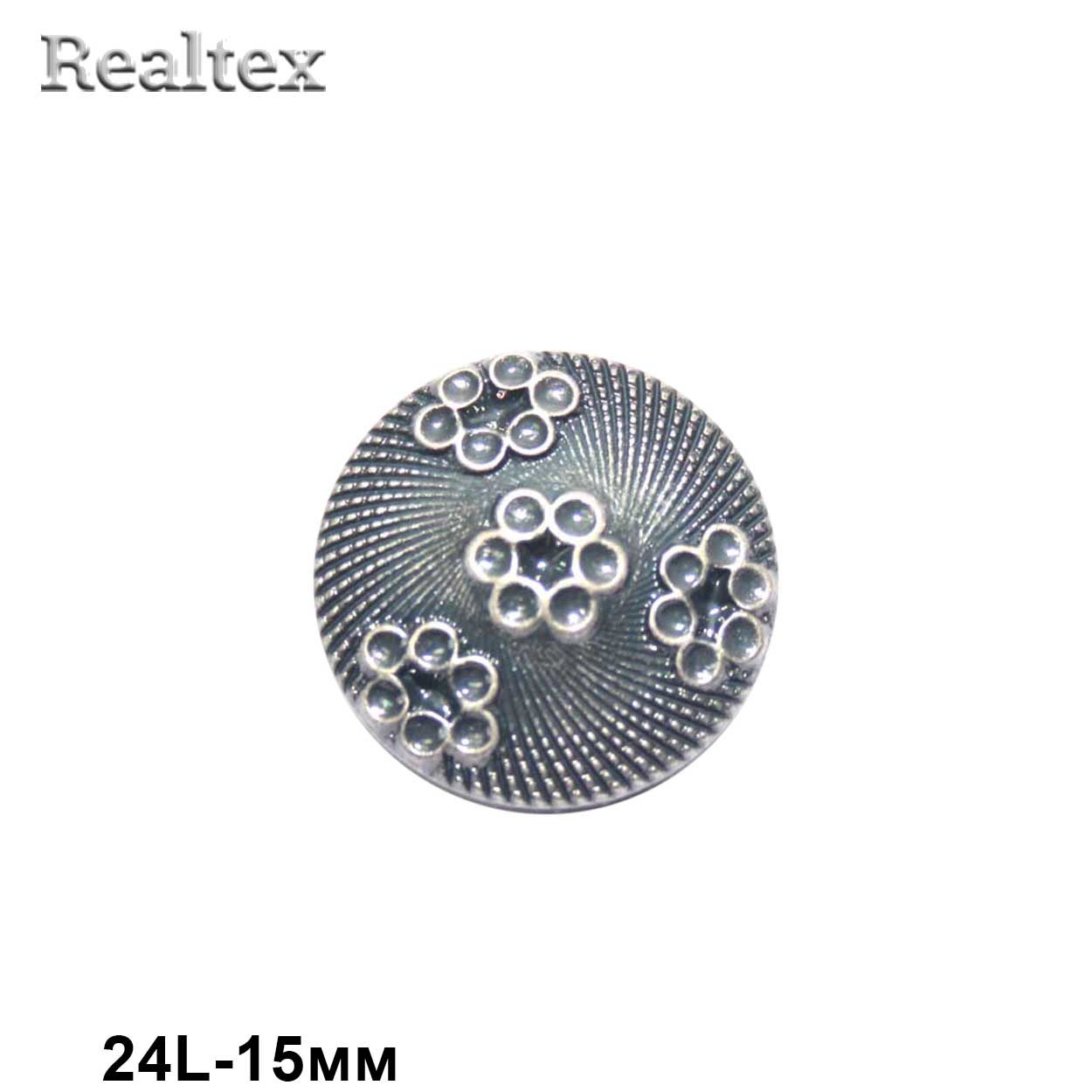 Пуговицы LA 1304 24L (72шт) цв.GM 