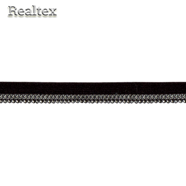 Резинка бельевая 12мм  ультрамягкая RB 05 цв.F322 черный