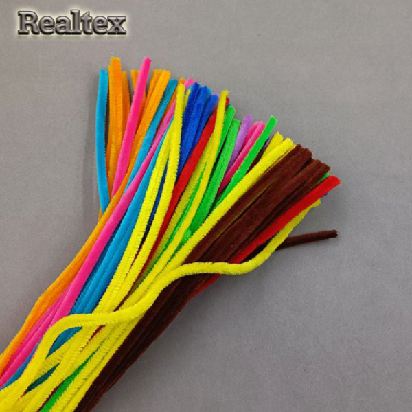 Проволока "Синель" RS для творчества d-6мм 30см (100шт) цв.ассорти №1