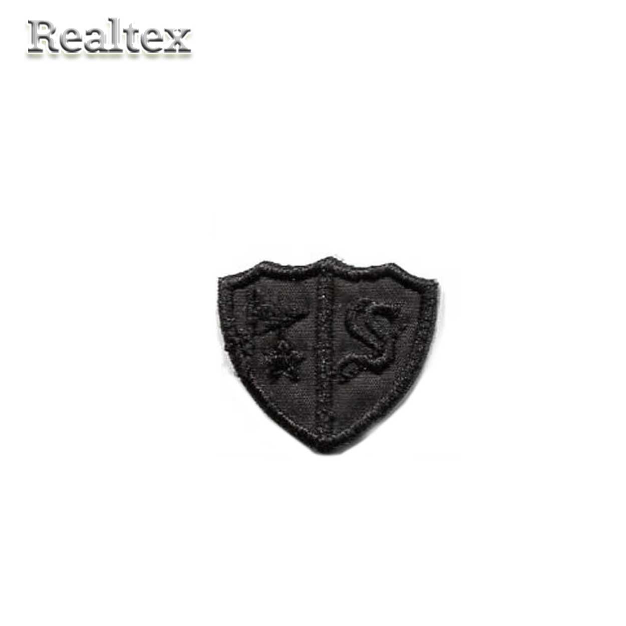 Термоаппликации 51426 "Герб S" цв.черный/черный