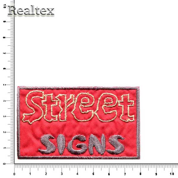 Термоаппликации 14698Р "Street" цв.красный