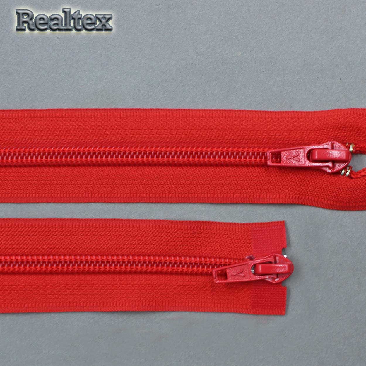 Молния витая G1052 Т.7  80см 2замка разъемная (10шт) цв.145 тёмно-красный