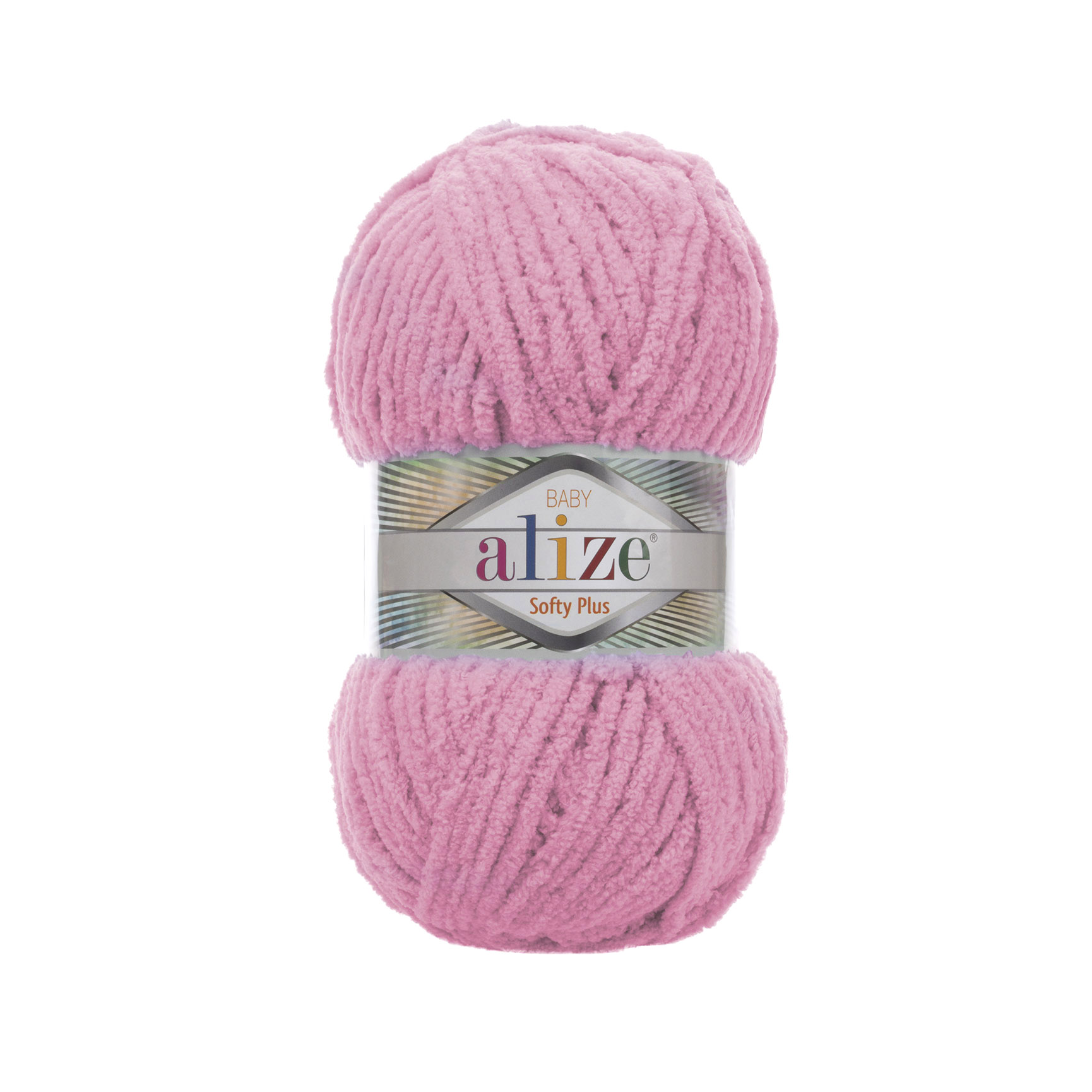 Пряжа Alize "Softy Plus" (100гр) цв.185 розовый