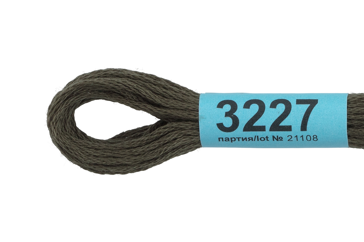 Мулине "Гамма" цв.3227 т.серый 