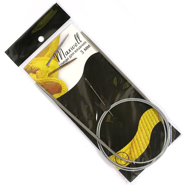 Спицы круговые на тросике 60см 60-30 Maxwell 3,0мм 