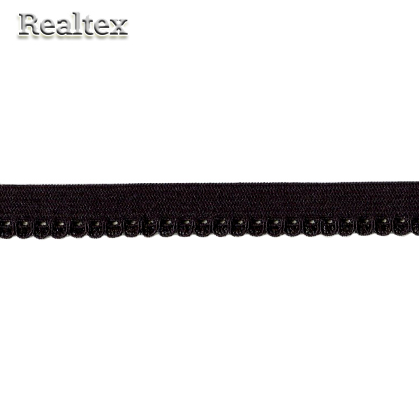 Резинка бельевая Realtex 2087 11мм (50м) цв.черный