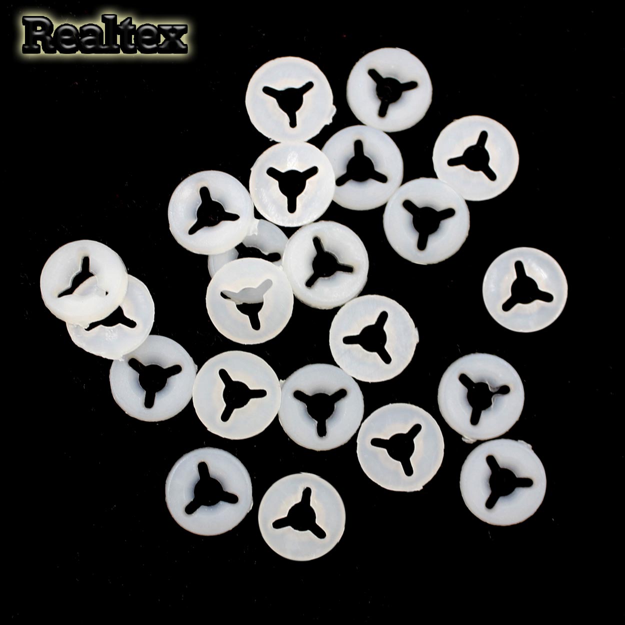 Крепеж Realtex для игрушек W9 d=9мм, внутр.d=3мм (50шт)