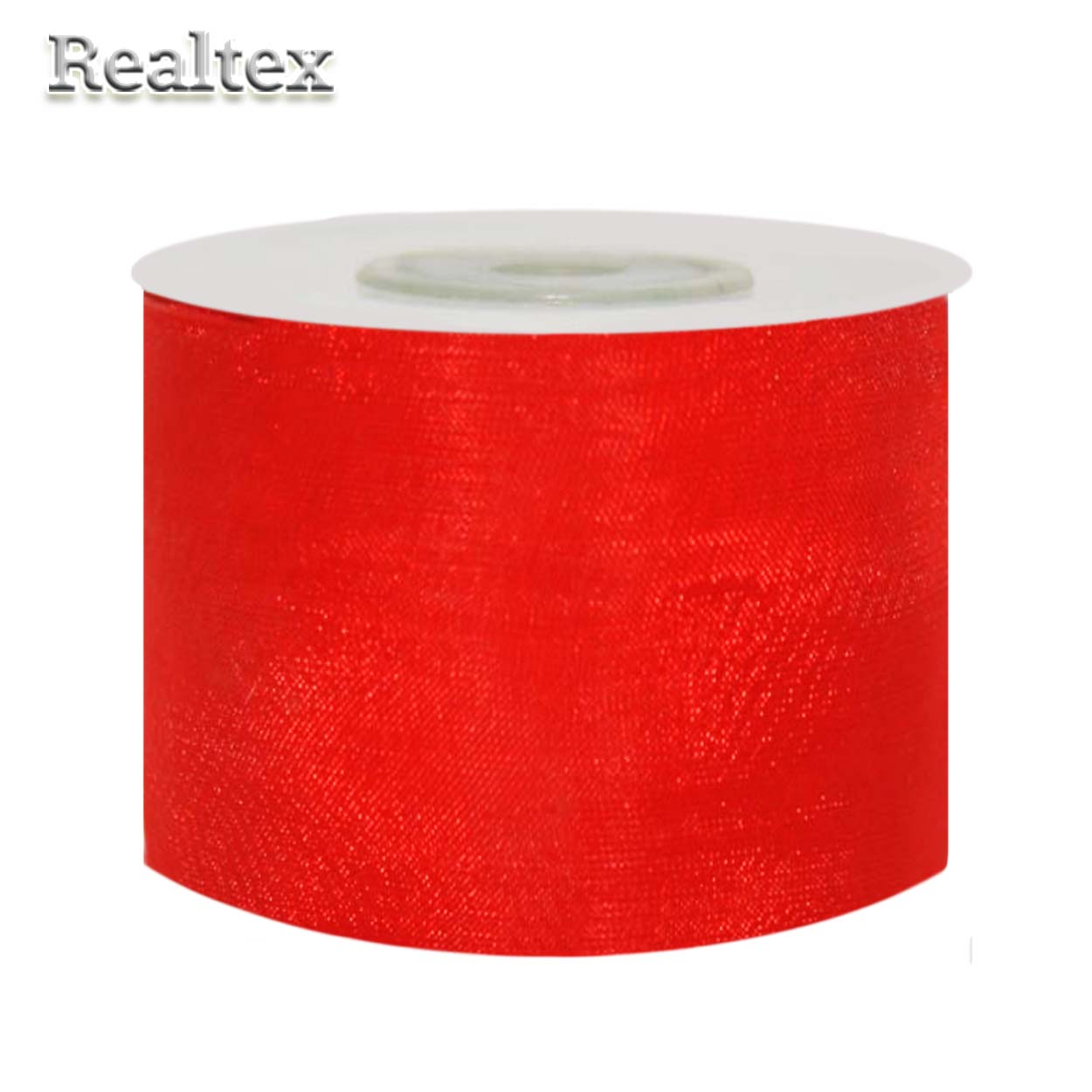 Лента капроновая 50мм Realtex цв.3047 красный