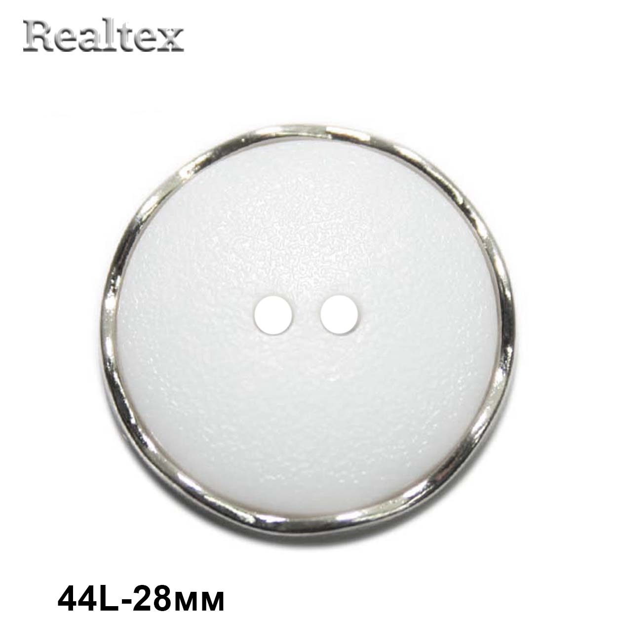 Пуговицы RB z-45 44L (18шт) цв.White/S