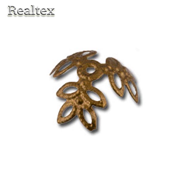 Розетка для бус "Zlatka" DC-006/5 цв.04 бронза