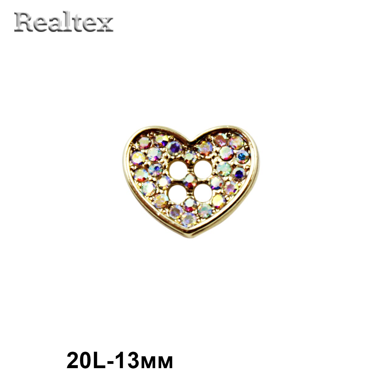 Пуговицы ME 690 20L (18шт) цв.Gold