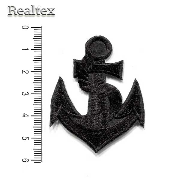 Термоаппликации 2157 "Якорь" цв.черный 
