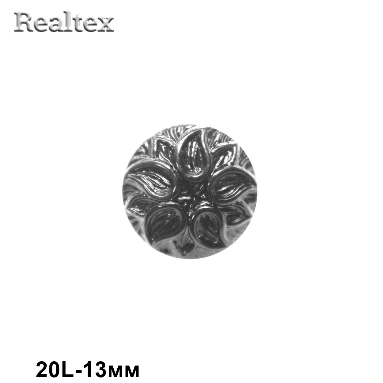 Пуговицы LA 1368 20L (72шт) цв.Black 