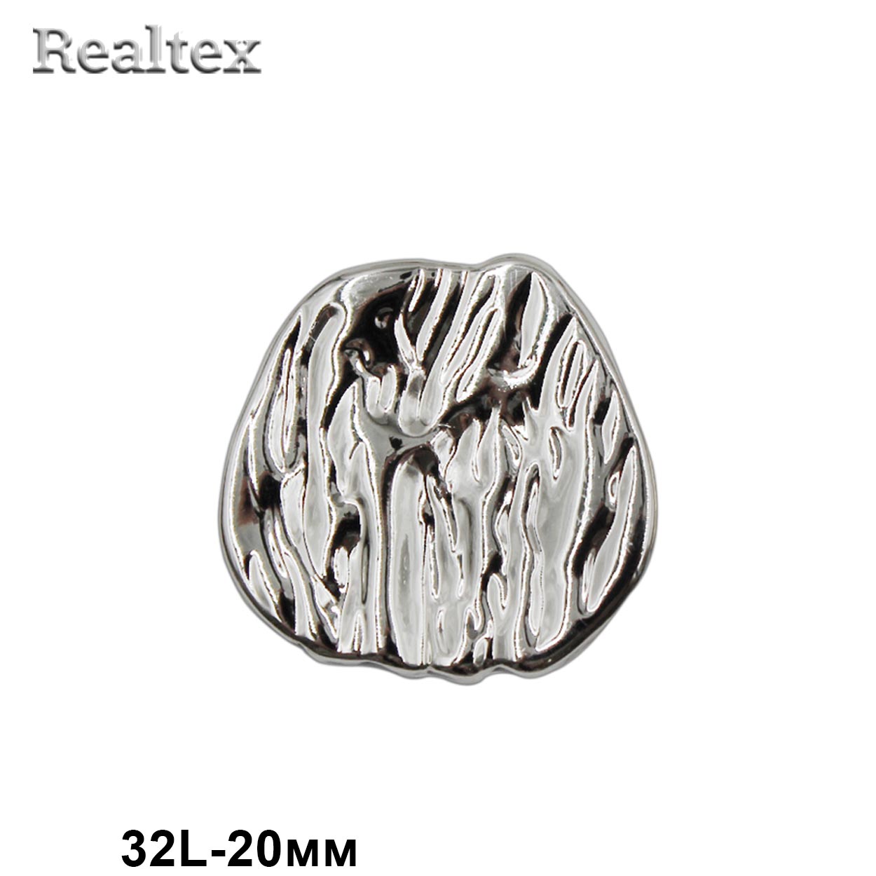 Пуговицы ME 708 32L (18шт) цв.Nickel