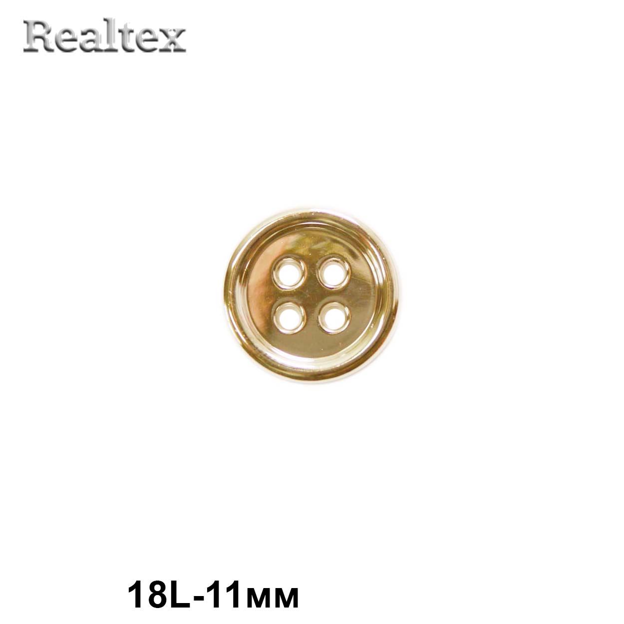 Пуговицы LA 1334 18L (144шт) цв.Gold