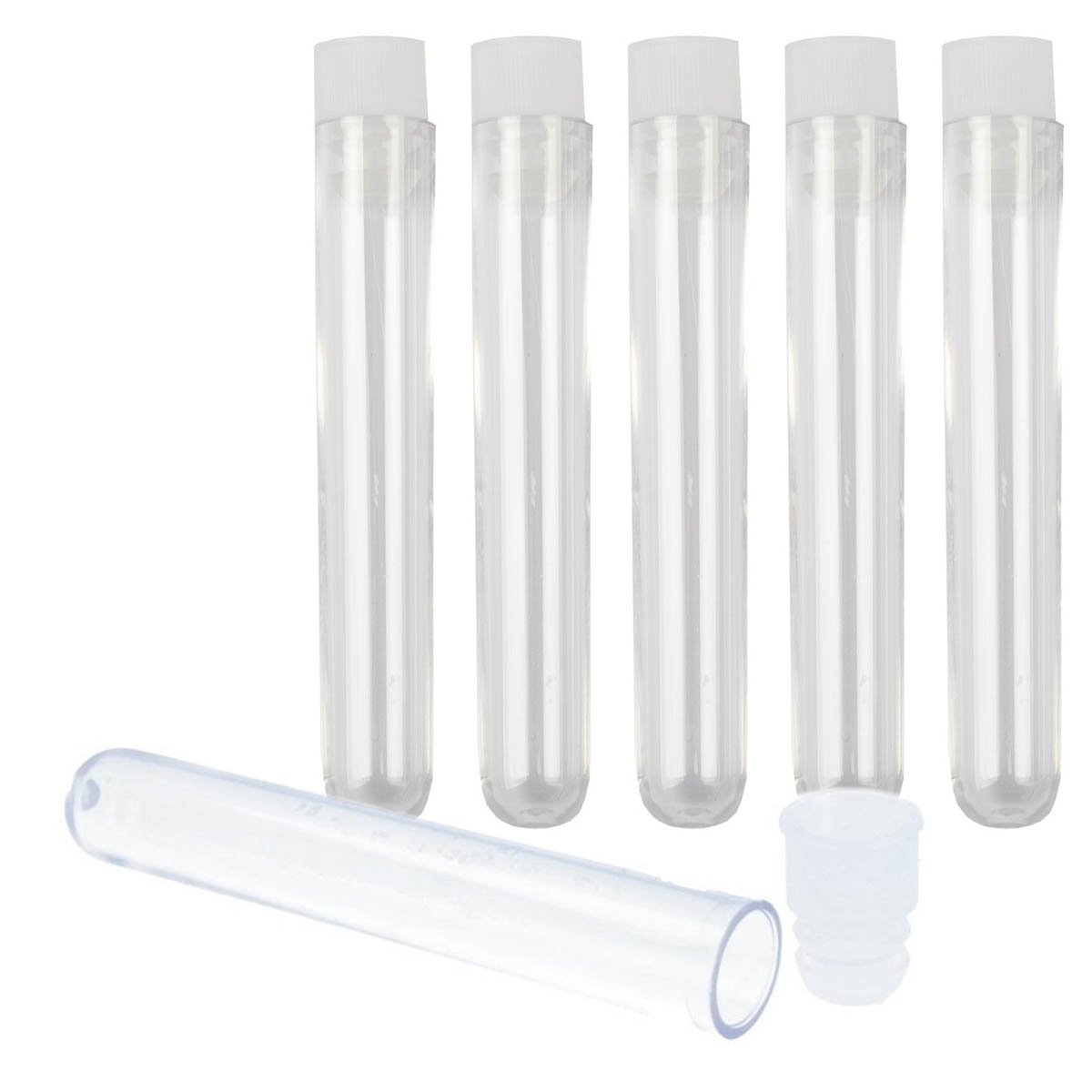 Туба-игольница T-009 Gamma пластик (5шт) цв.прозрачный
