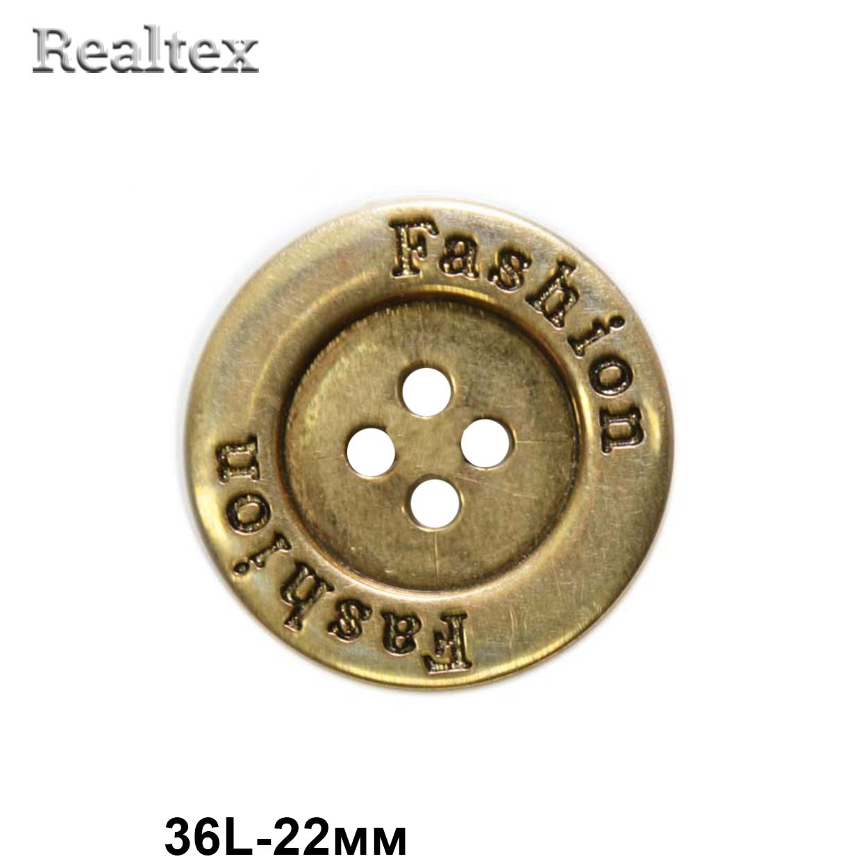 Пуговицы LA 1306 36L (36шт) цв.AG 