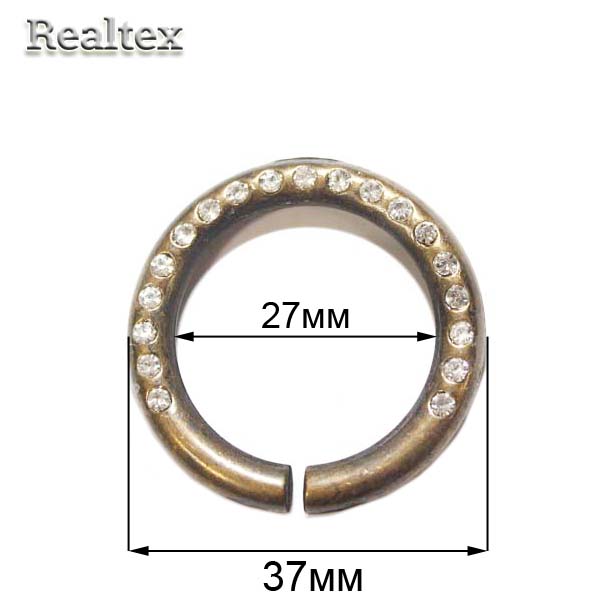 Пряжка металическая П-02 цв.антик