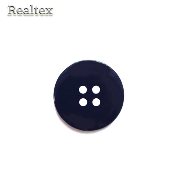 Пуговицы Realtex 4 прокола 15мм (200шт) цв.темно-синий