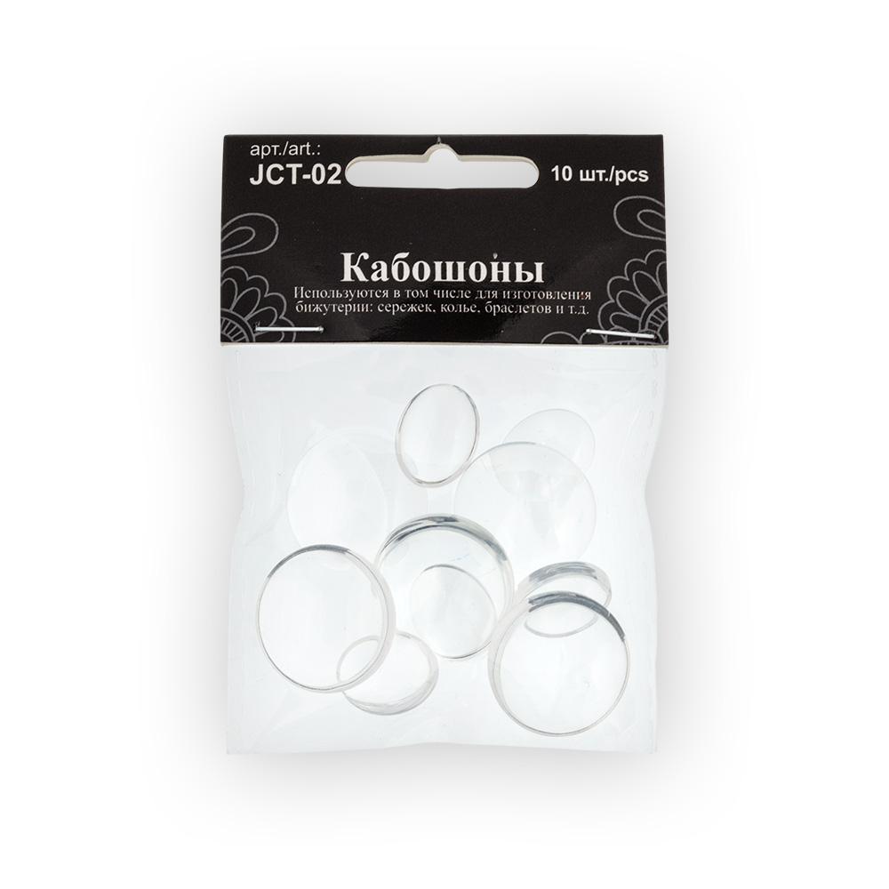 Кабошоны JCT-02 Zlatka цв.прозрачные