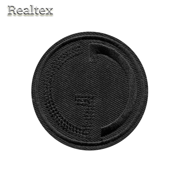 Термоаппликации Realtex S-5201 "Круг" цв.черный