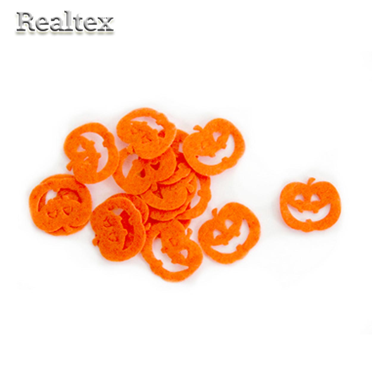 Набор декоративных элементов из ткани 26851 "Тыква" 