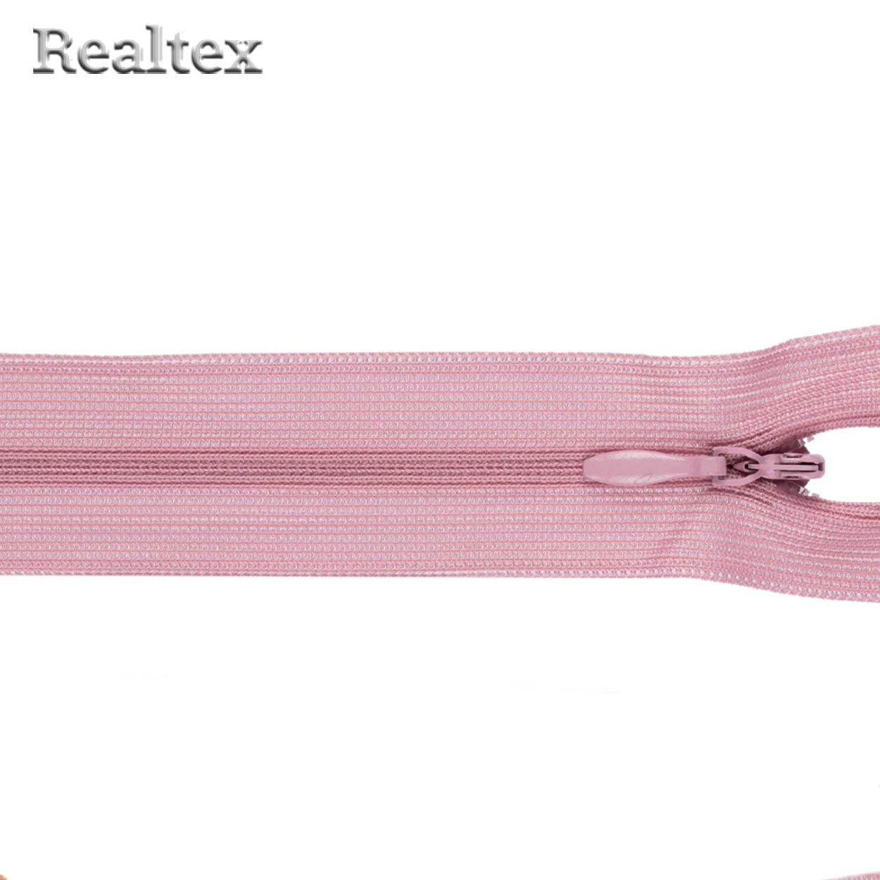 Молния потайная G-013P 20см цв.135 гр.розовый