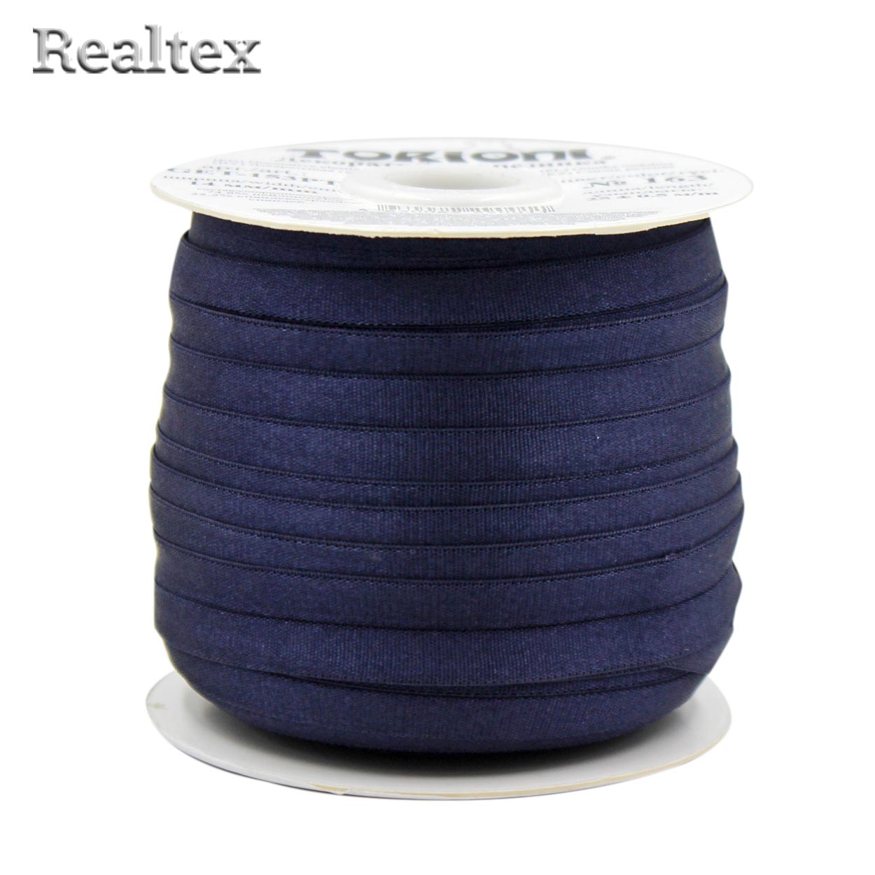 Косая бейка стрейч GET-153PT 14мм (25м) цв.163 темно--синий