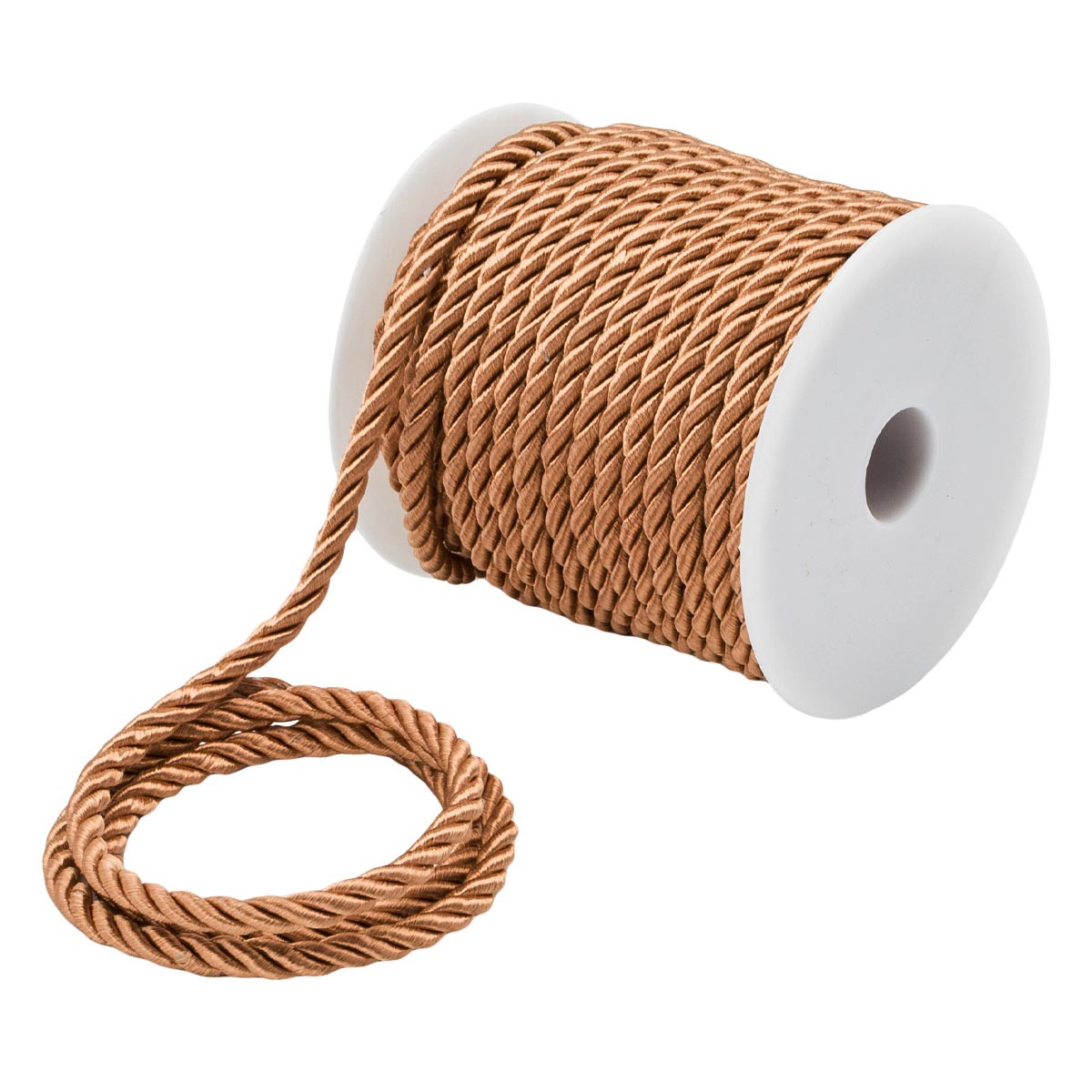 Шнур мебельный 5мм 1AS-168 цв.084 медно-золотистый