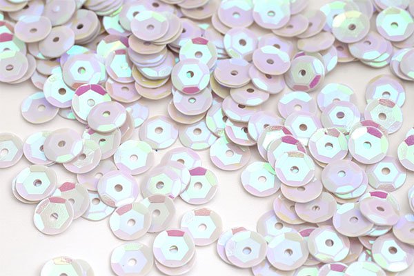 Пайетки "Астра" (10гр) "граненые" 6мм цв.319 св.розовый