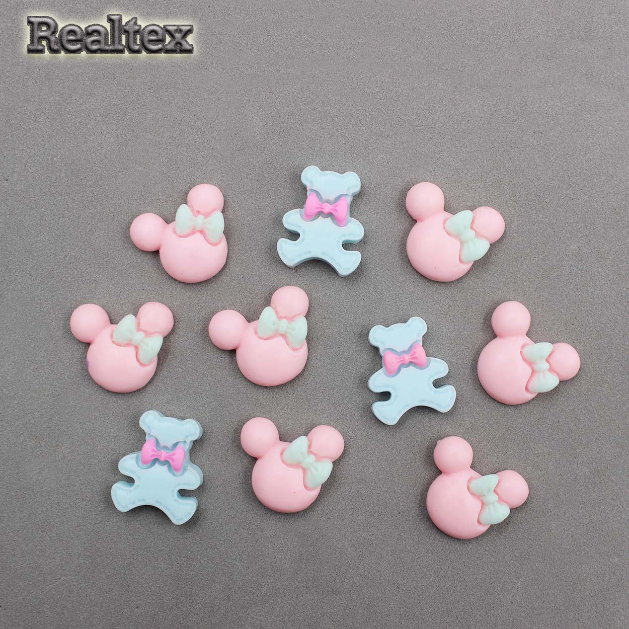  Набор фигурок Realtex R- 3 "Зверята" mix (10шт) 