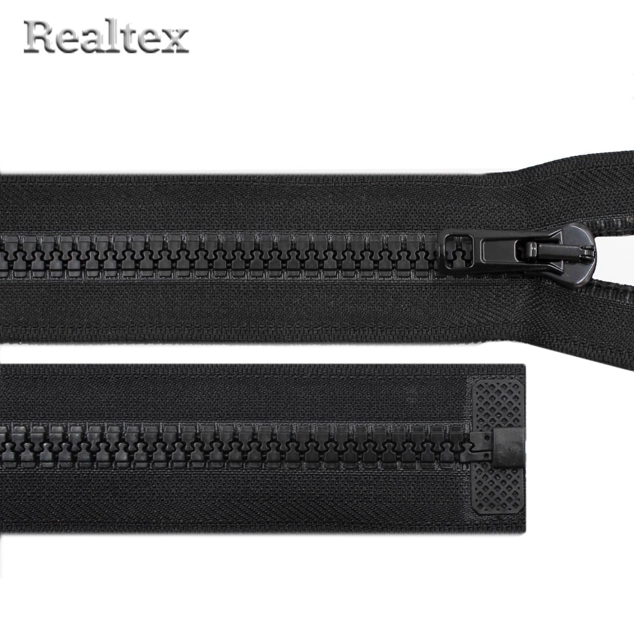 Молния Трактор Т.5 усиленная 1замок 80см разъемная цв.чёрный