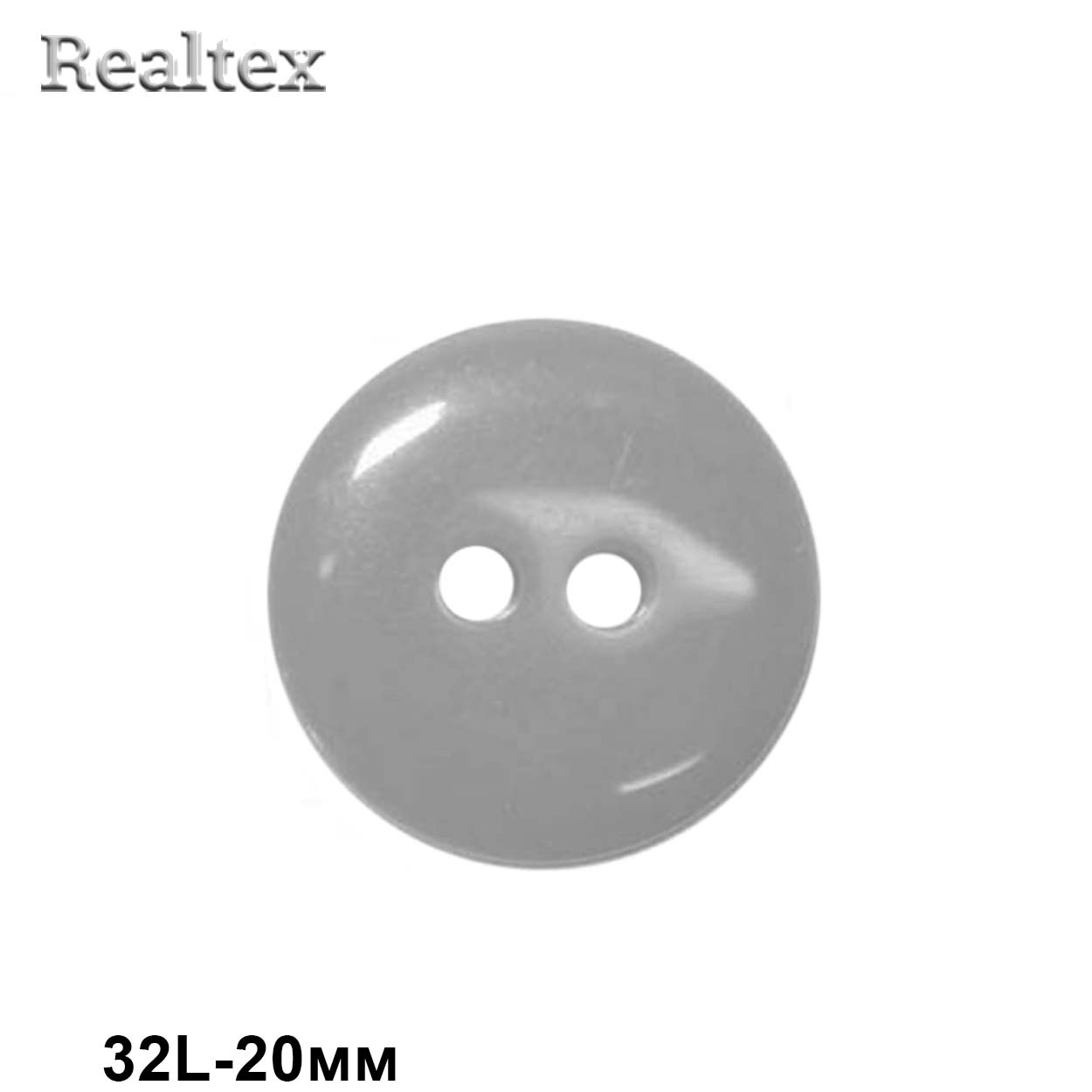 Пуговицы CX K-22 32L (144шт) цв.23-grey