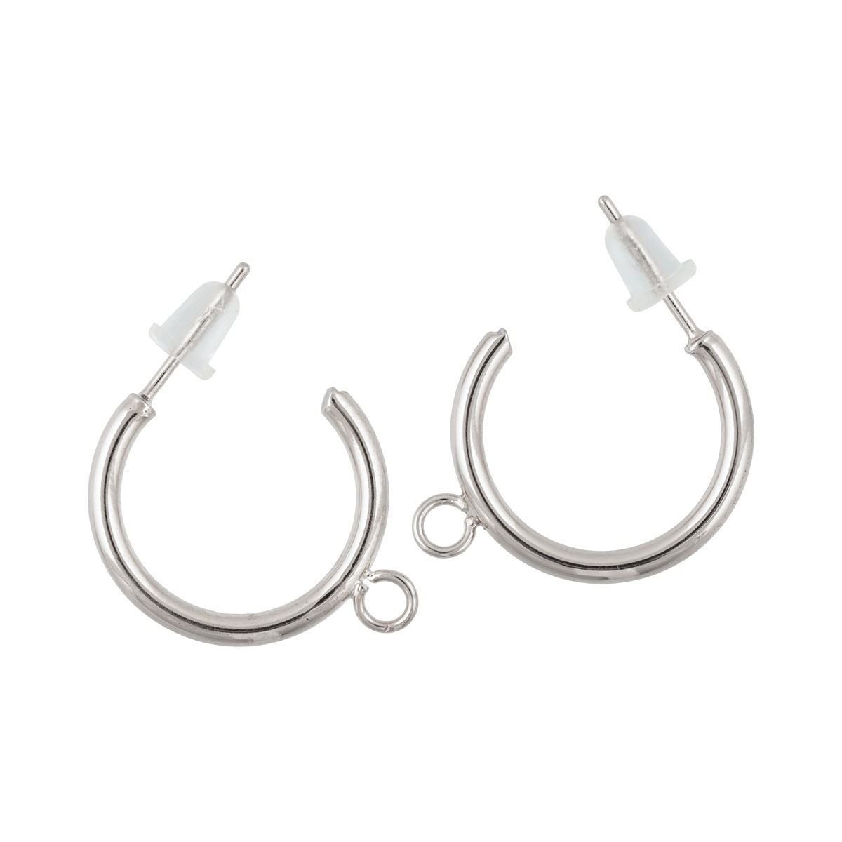 Швензы для серег "Zlatka" FMK-H12 (2шт) цв.01 серебро