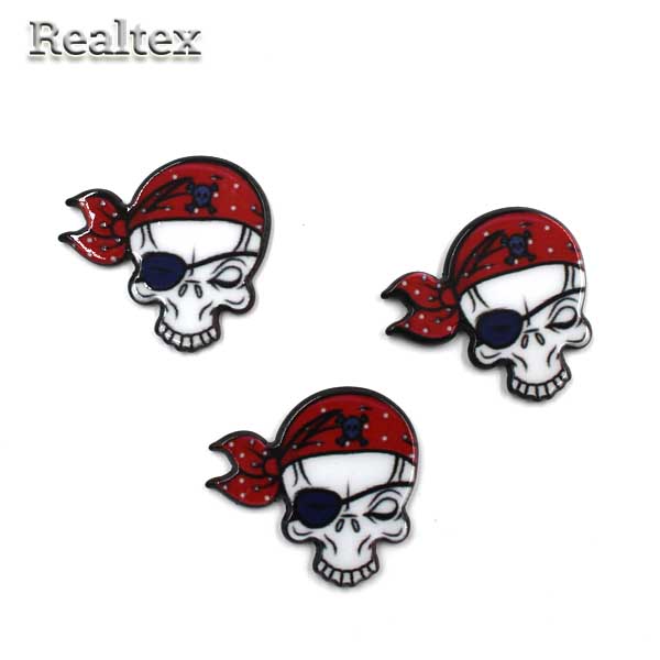 Кабошоны MJ-11 Пират-череп 31*29мм 