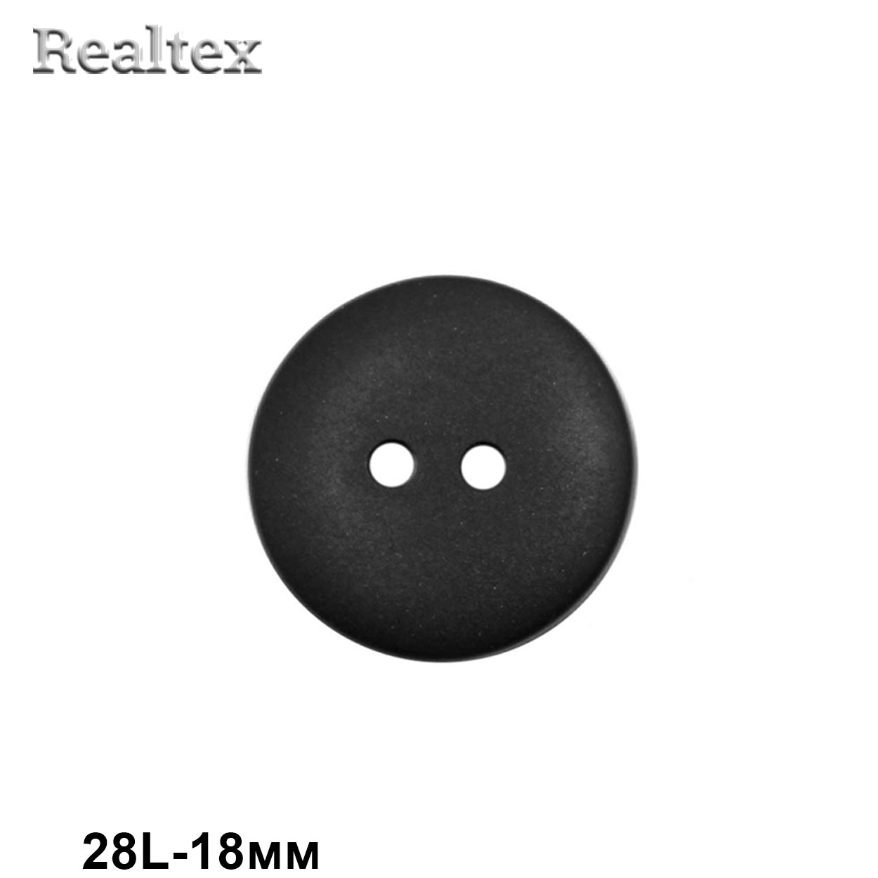 Пуговицы CR K18M 28L (144шт) цв.Black