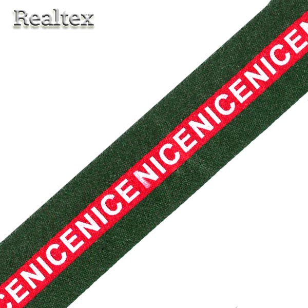 Тесьма лампасная Realtex полиэстер 30мм NICE (45.7м) цв.зеленый