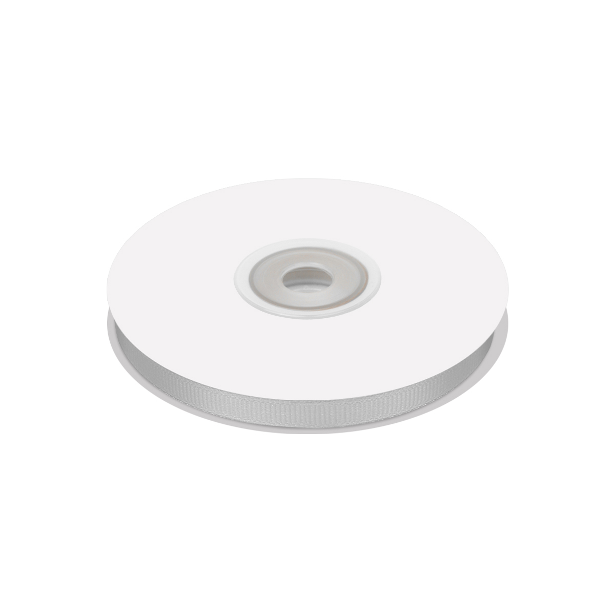 Лента репсовая  6мм MG (22,8м) цв.007 светло-серый