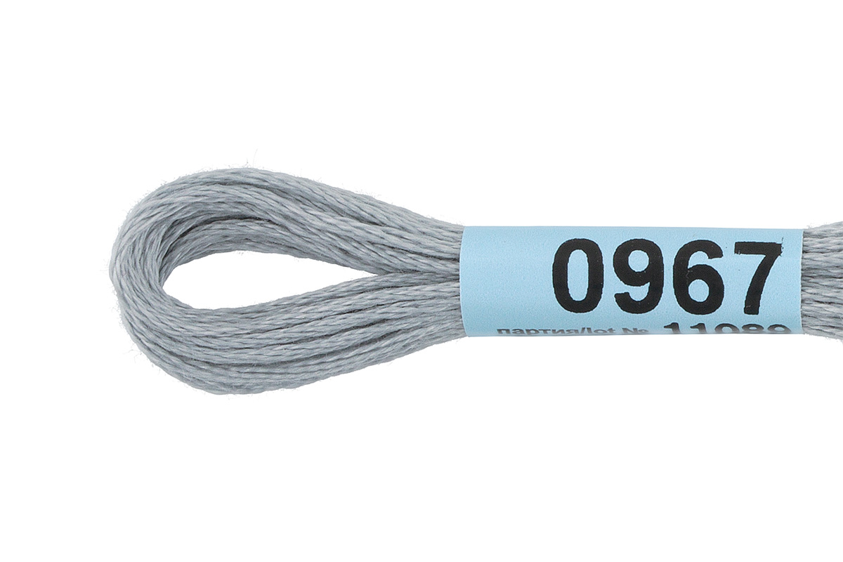 Мулине "Гамма" цв.0967 св.серый