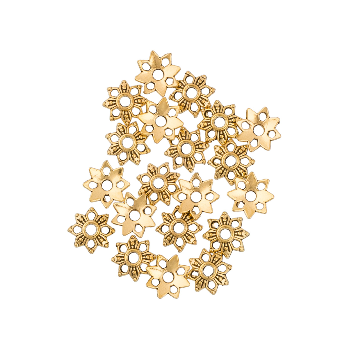 Розетка для бус "Zlatka" MFR-16 цв.02 золото