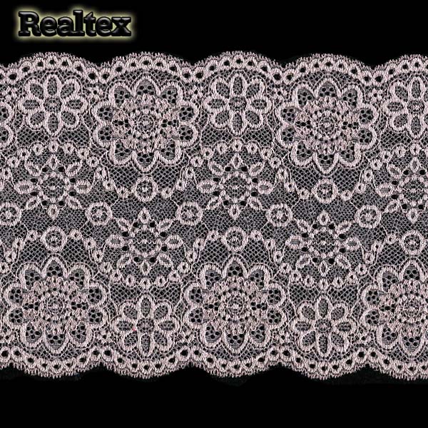 Кружево стрейч 185мм TBY 00755 (10м) цв.06 капучино