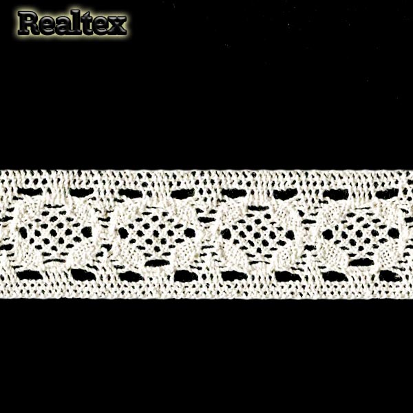 Кружево вязаное  35мм 35.01.094 (25м) цв.03 суровый