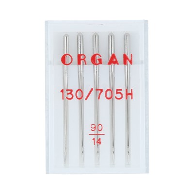 Иглы БШМ ORGAN универсальные №090 в пенале (5игл) 