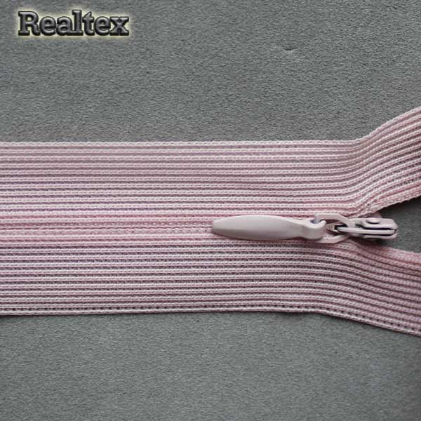  Молния потайная Т.3 50см цв.344S бежево-розовый