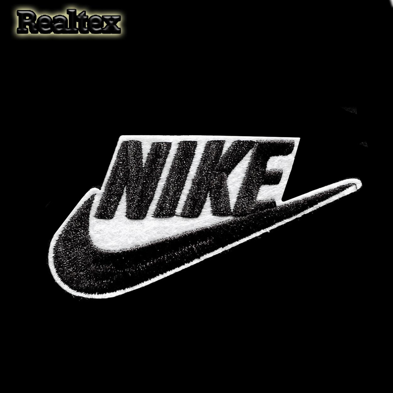  Термоаппликации Realtex RT-186 "NIKE" цв.черный/белый