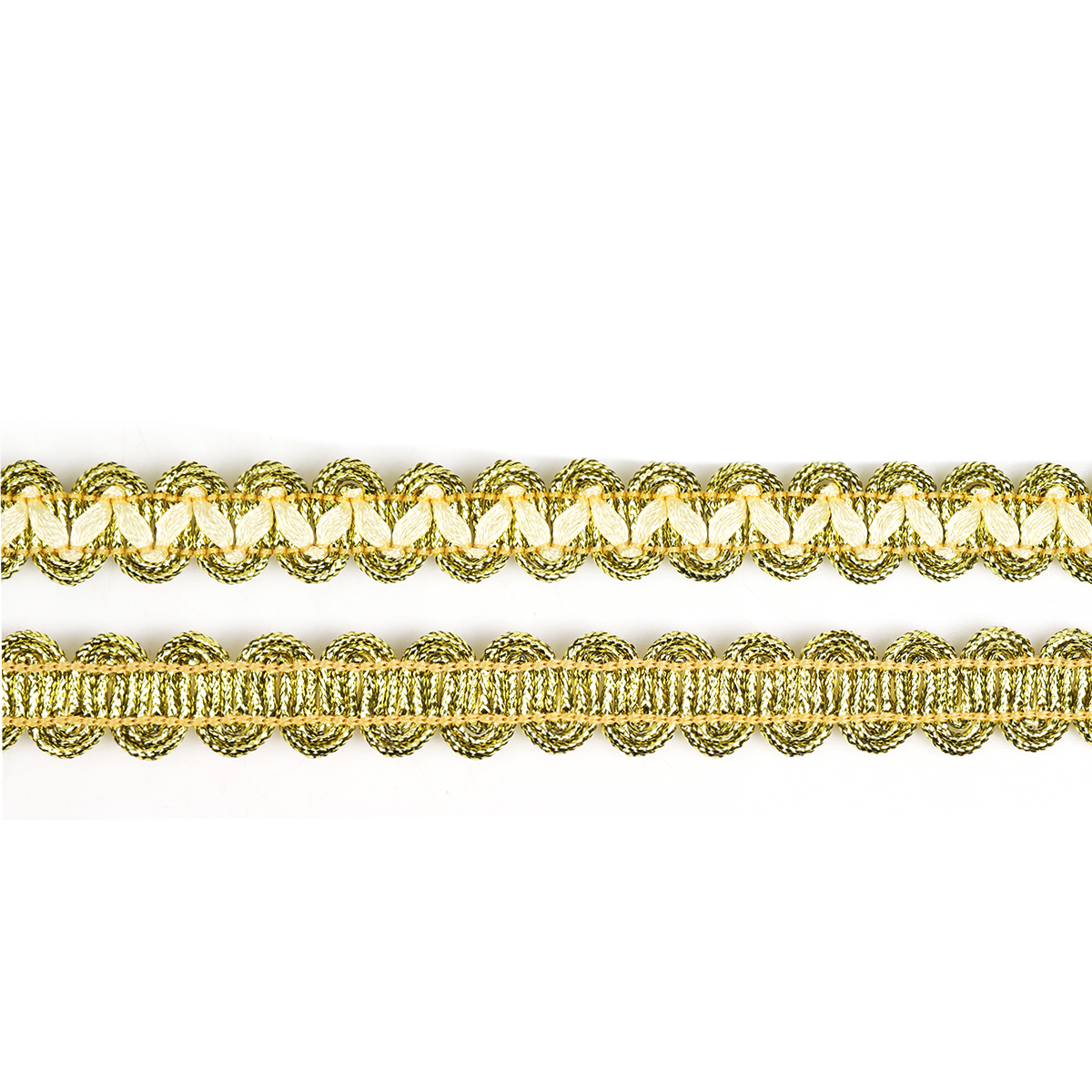 Тесьма металлизированная  13мм TBY 13-14061 цв.золото