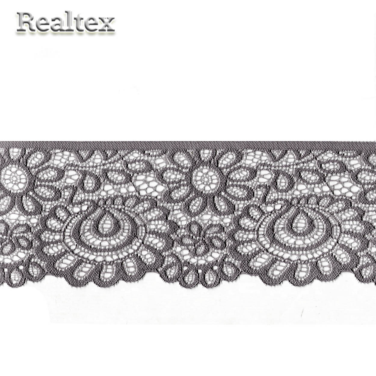 Кружево стрейч  90мм TBY YSTL00839/N цв.L1645 шиншилла 