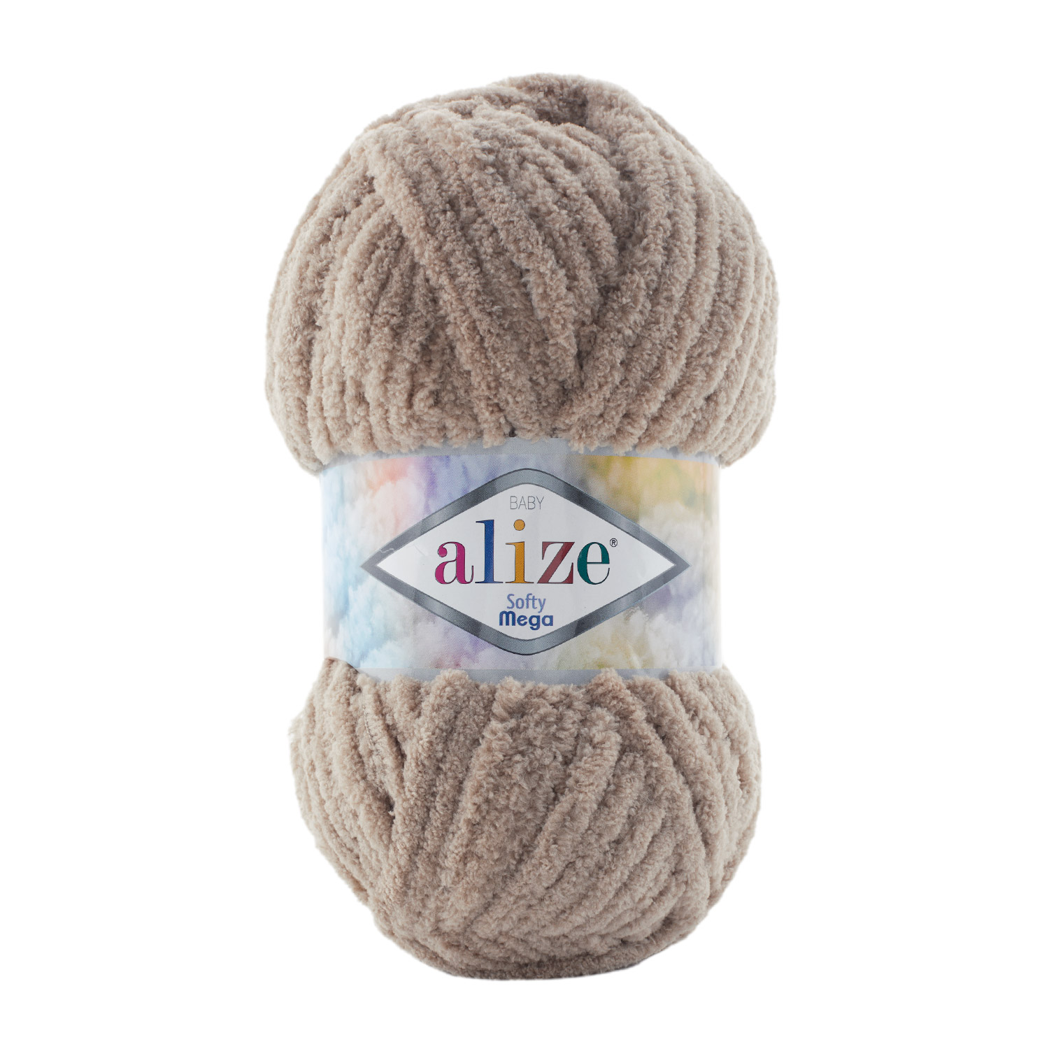 Пряжа Alize "Softy Mega" (100гр) цв.530 бежевый 
