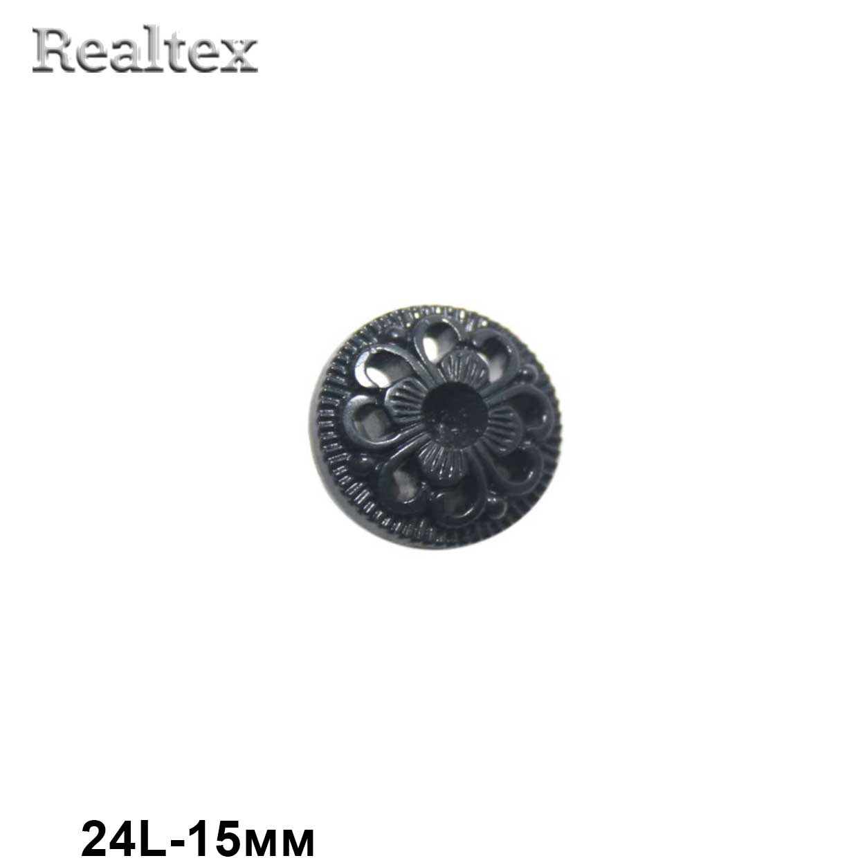 Пуговицы LA 1350 18L (144шт) цв.Black 