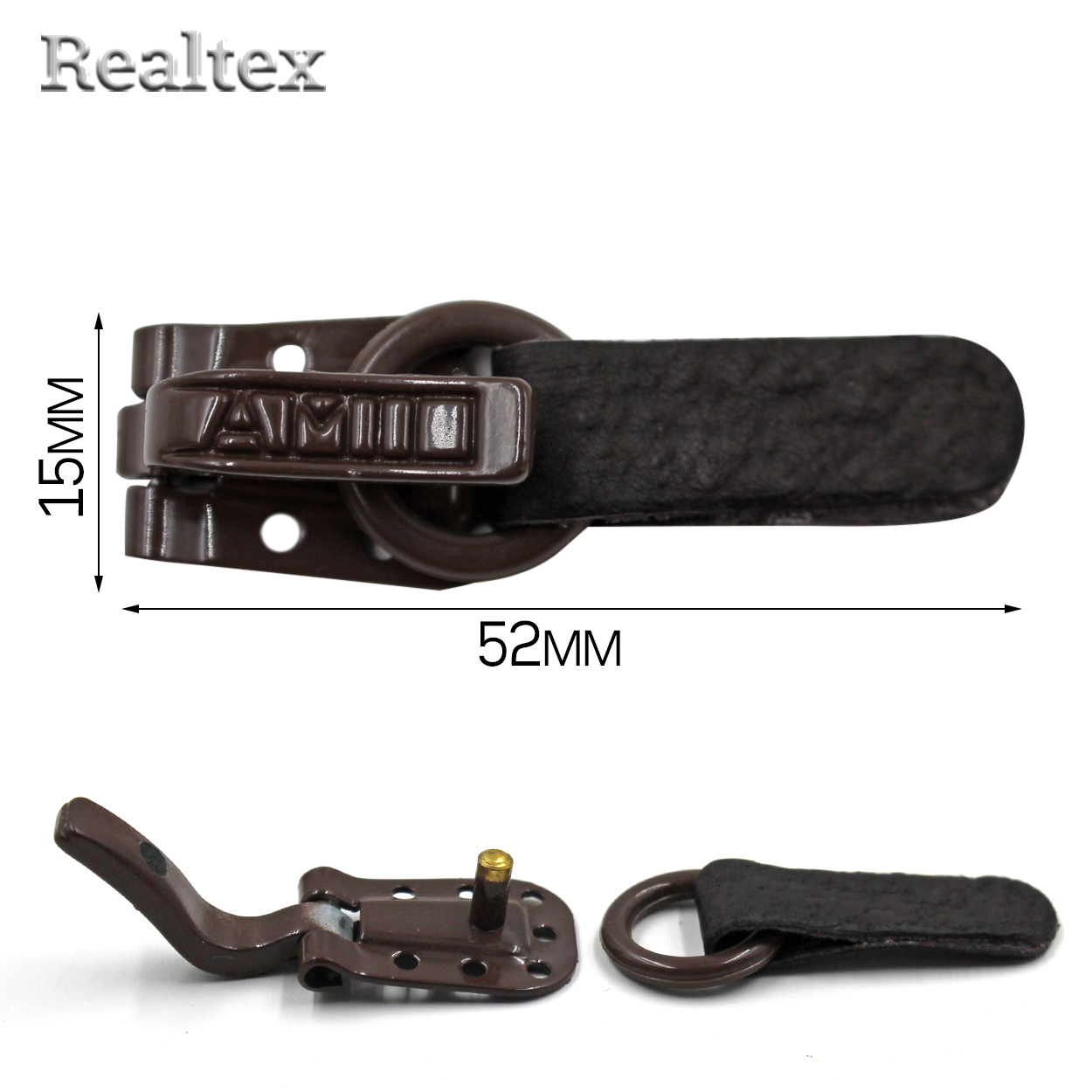 Крючок шубный RS/A цв.т.коричневый 